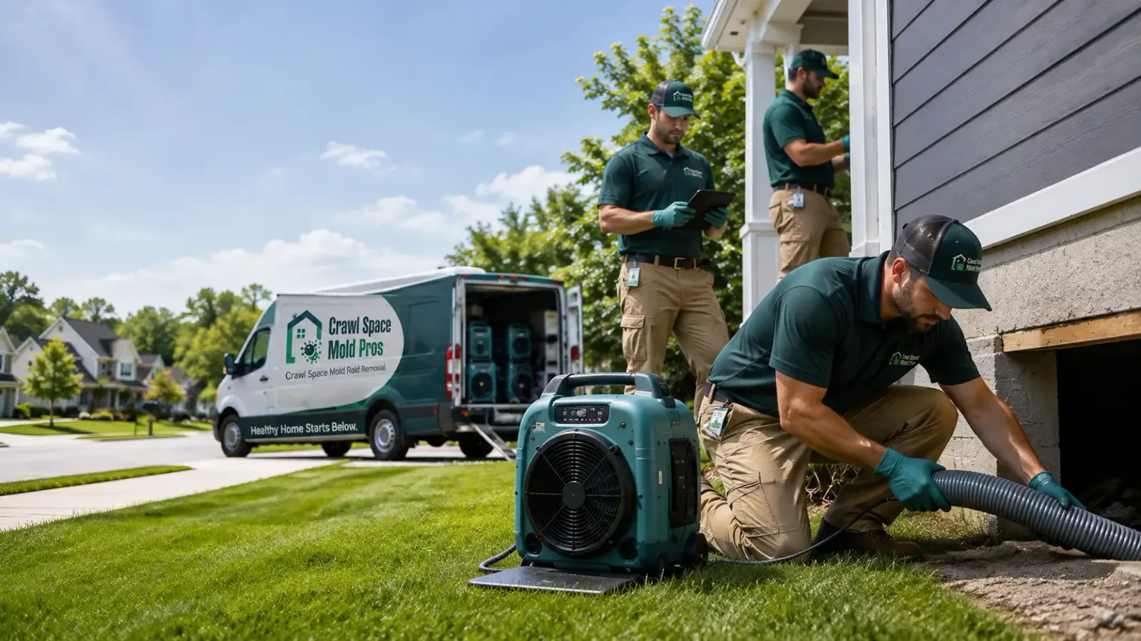 Crawl Space Mold Removal in Blue Ridge Summit, PA